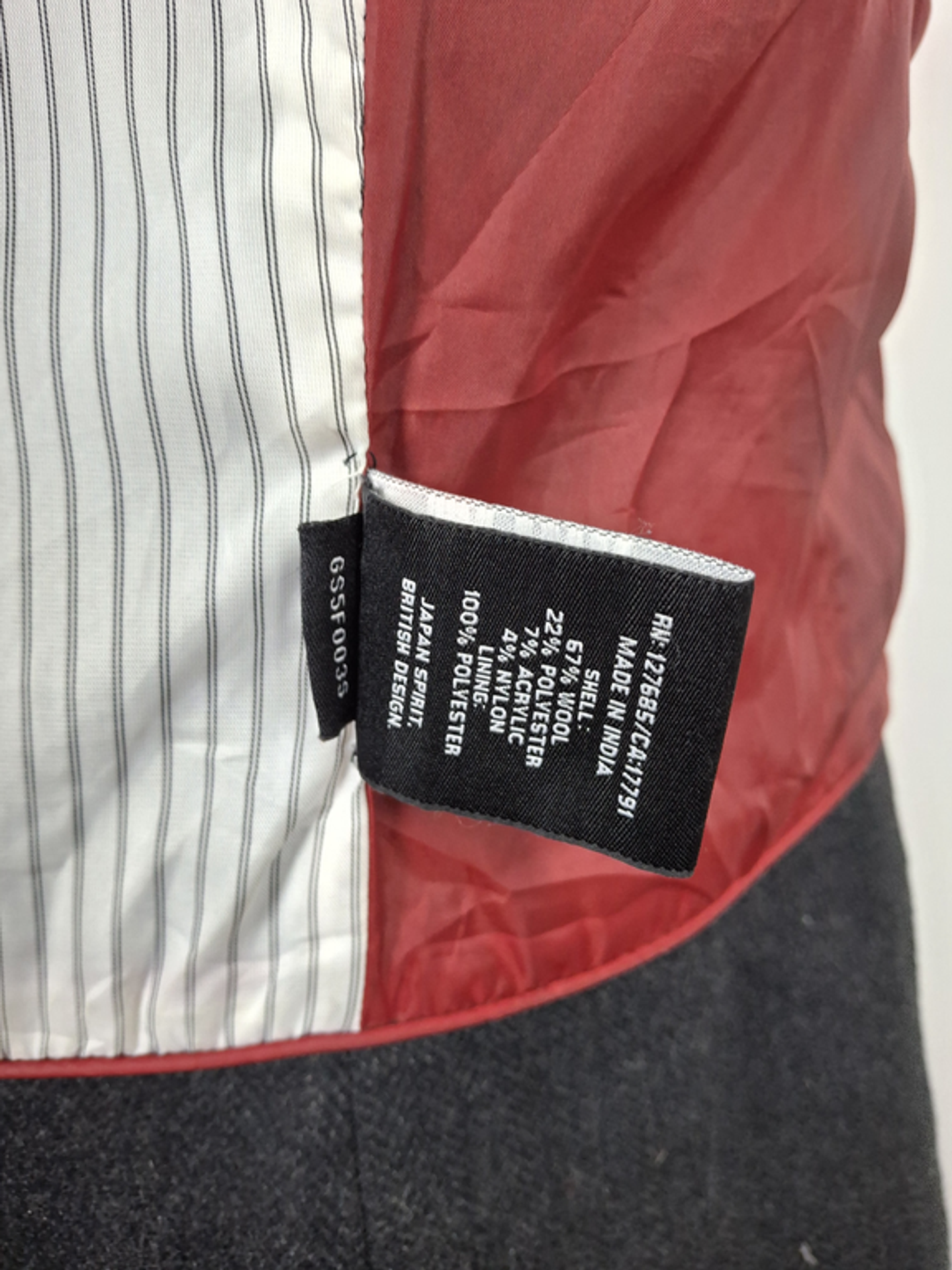 Chaqueta con gorro Superdry Juvenil / niño Plomo TALLA M JUVENIL 12-14 años - BH170 6