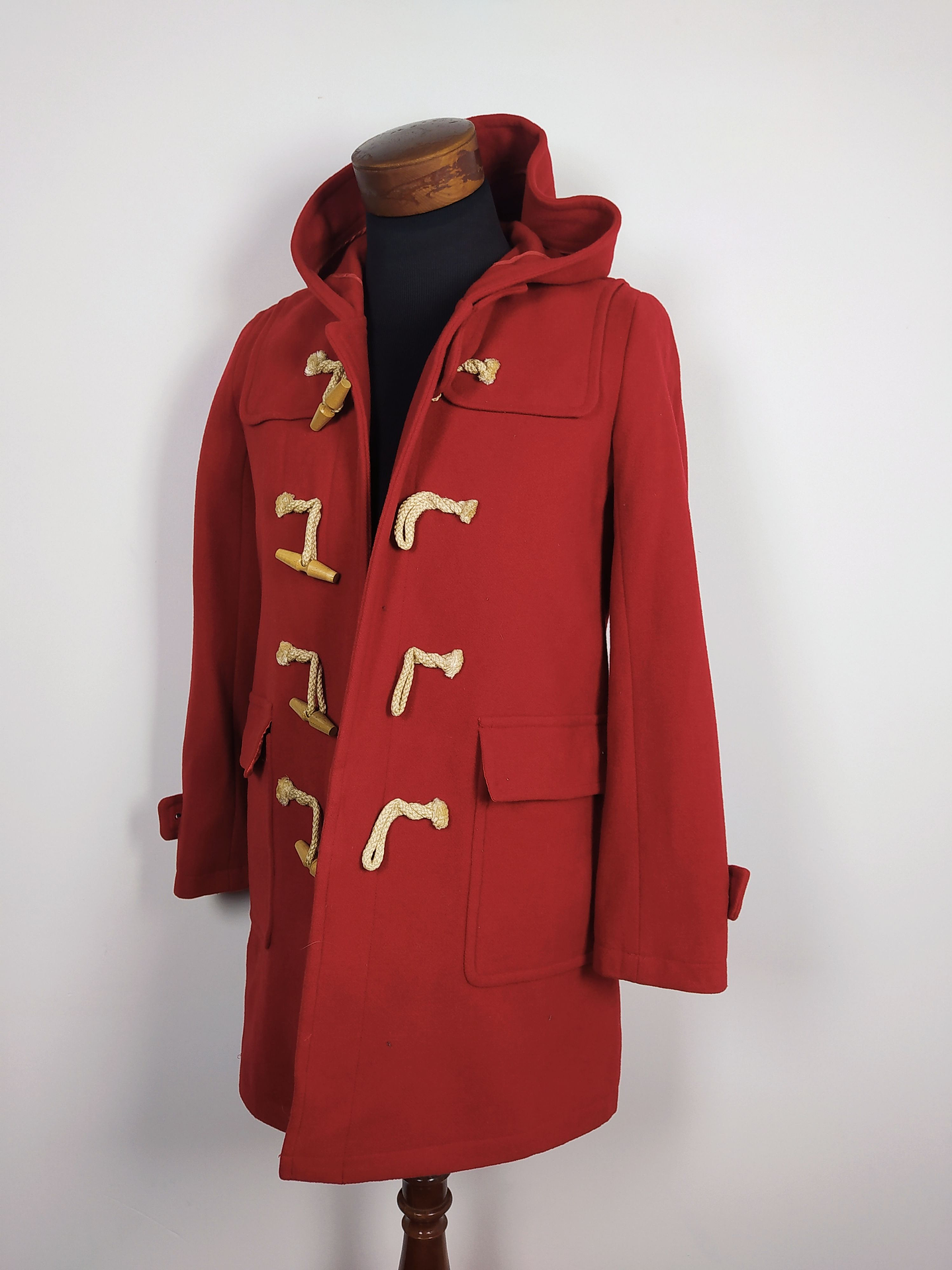 Abrigo montgomery lana hombre Talla XS - INE ROJO - C293 1