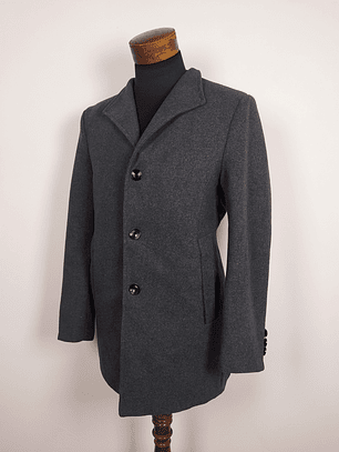 Abrigo lana hombre Talla M - WESTPORT PLOMO - C294