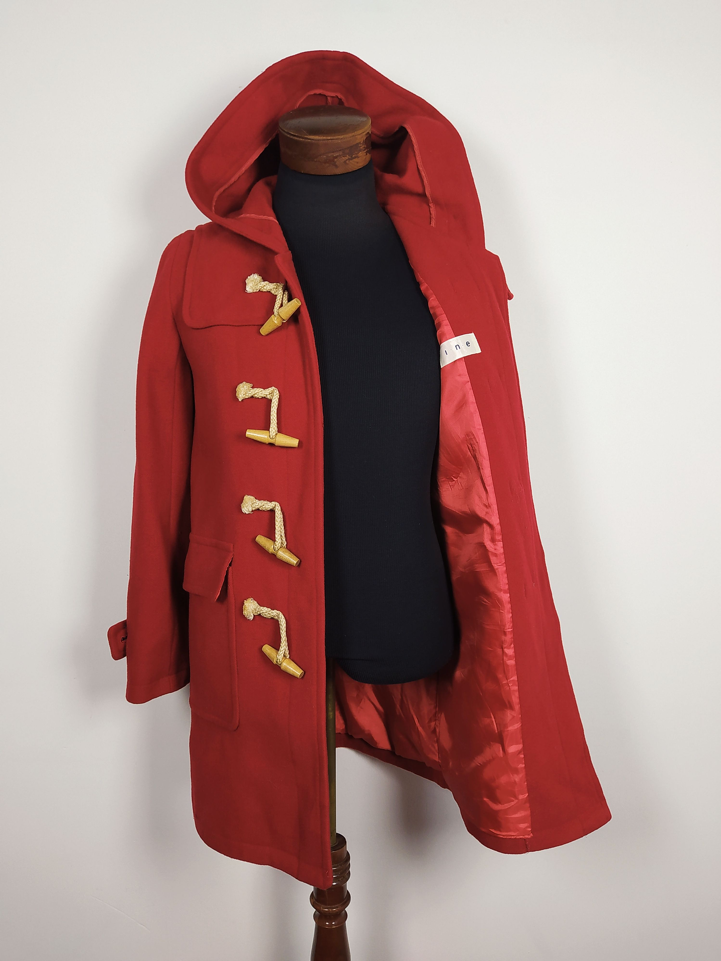 Abrigo montgomery lana hombre Talla XS - INE ROJO - C293 3