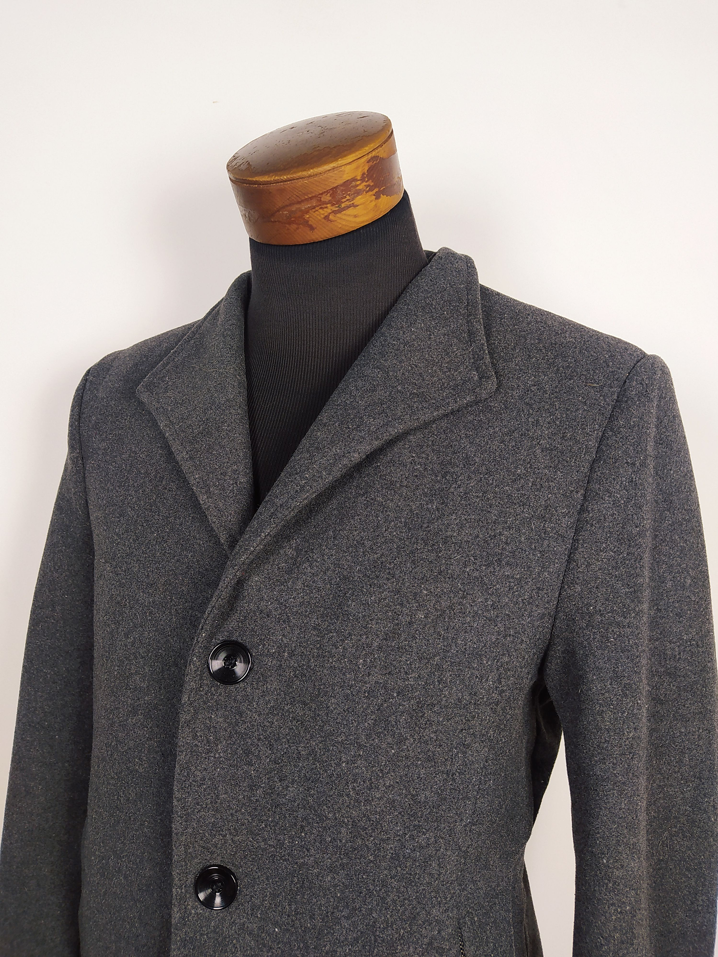 Abrigo lana hombre Talla M - WESTPORT PLOMO - C294 2