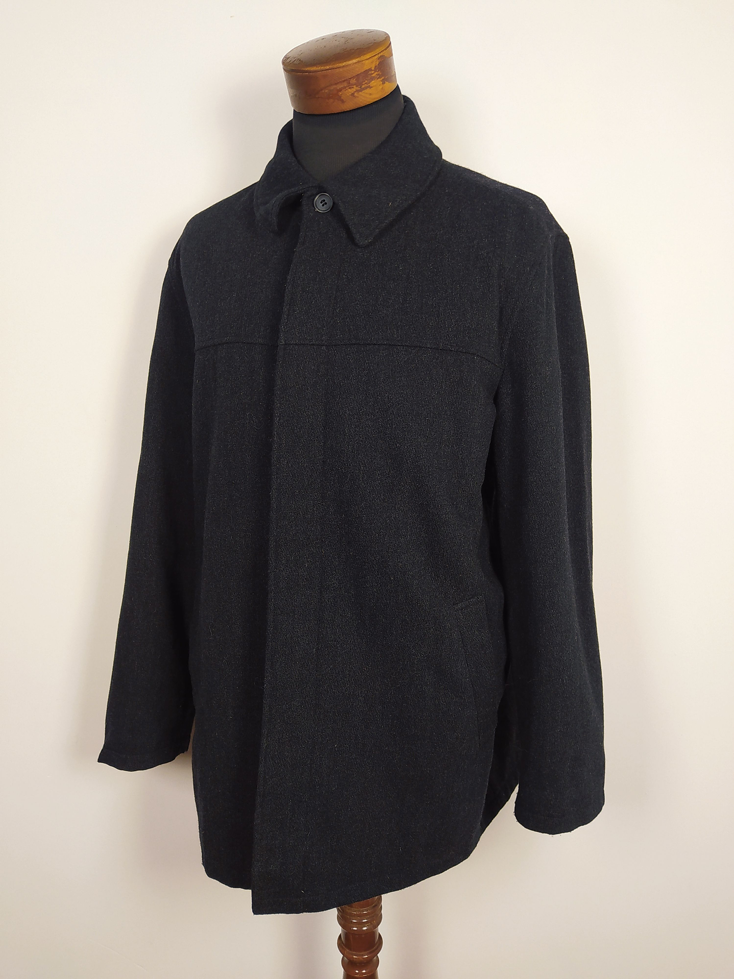 Abrigo lana hombre Talla L - UNIQLO PLOMO OSCURO - C296 4