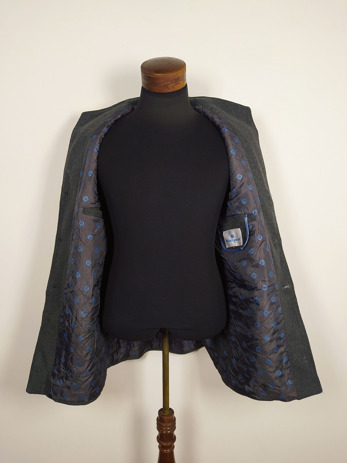 Abrigo lana hombre Talla M - WESTPORT PLOMO - C294 4