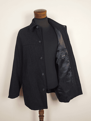 Abrigo lana hombre Talla L - UNIQLO PLOMO OSCURO - C296