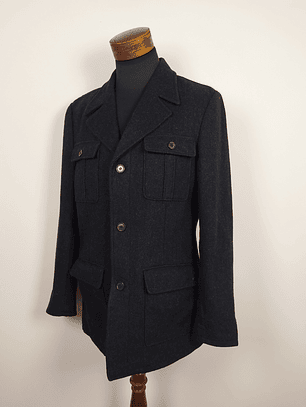 Abrigo lana hombre Talla M - BLACK RIVET PLOMO - C301