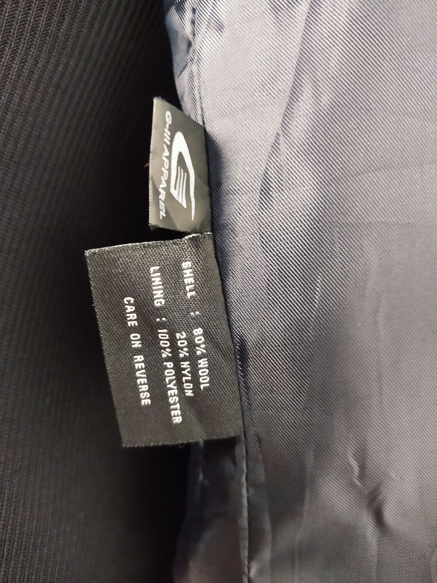 Abrigo lana hombre Talla M - BLACK RIVET PLOMO - C301 7