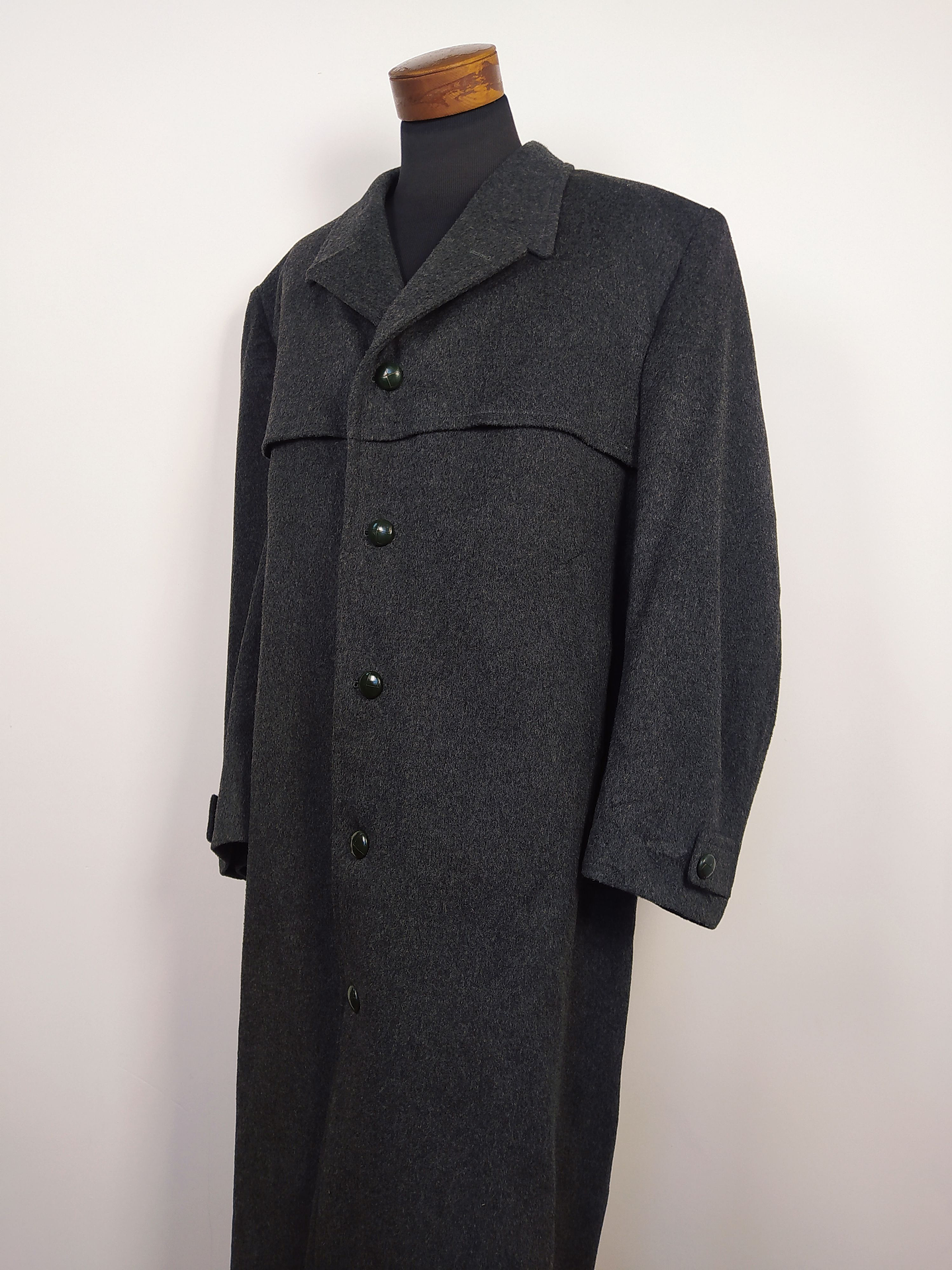 Abrigo Tirolés Loden Original Austria – 100% Lana Virgen – Largo Premium – Talla 2XL 2