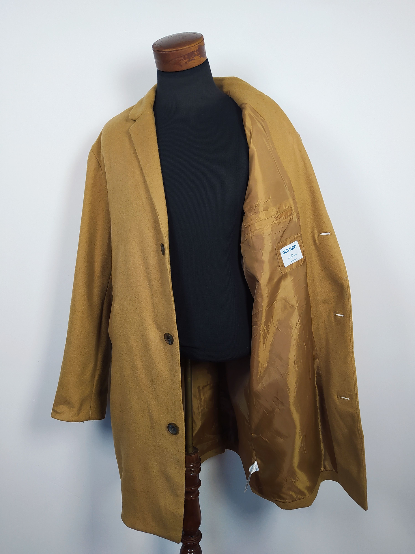 Abrigo camel paño hombre Talla 3XL - OLD NAVY CAMEL - C305 3