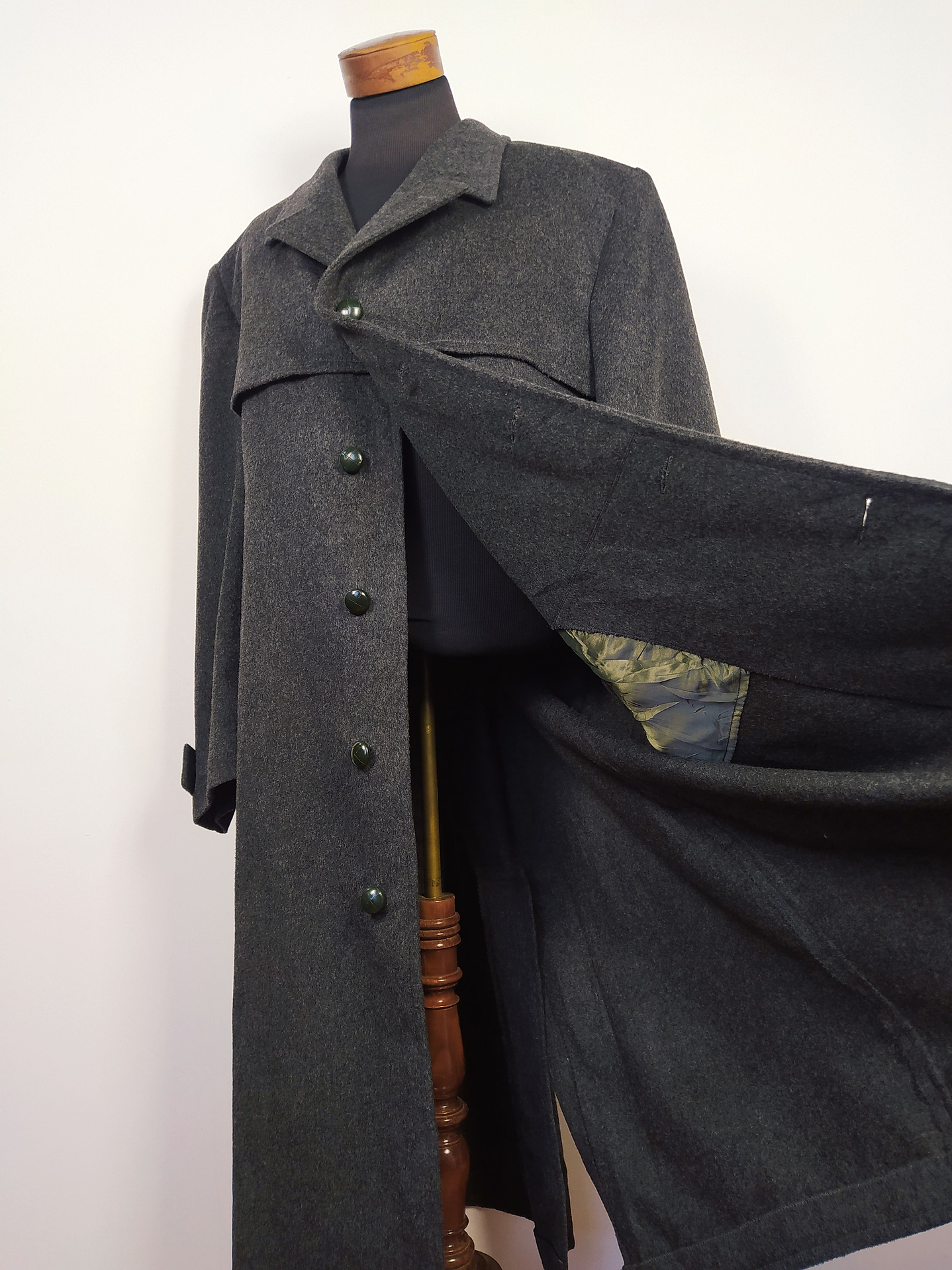 Abrigo Tirolés Loden Original Austria – 100% Lana Virgen – Largo Premium – Talla 2XL 1