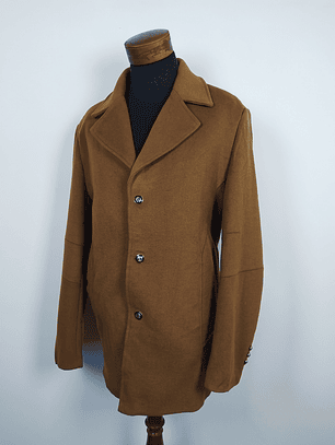 Abrigo lana Talla XL - CHOU YATOU CARAMELO - C308