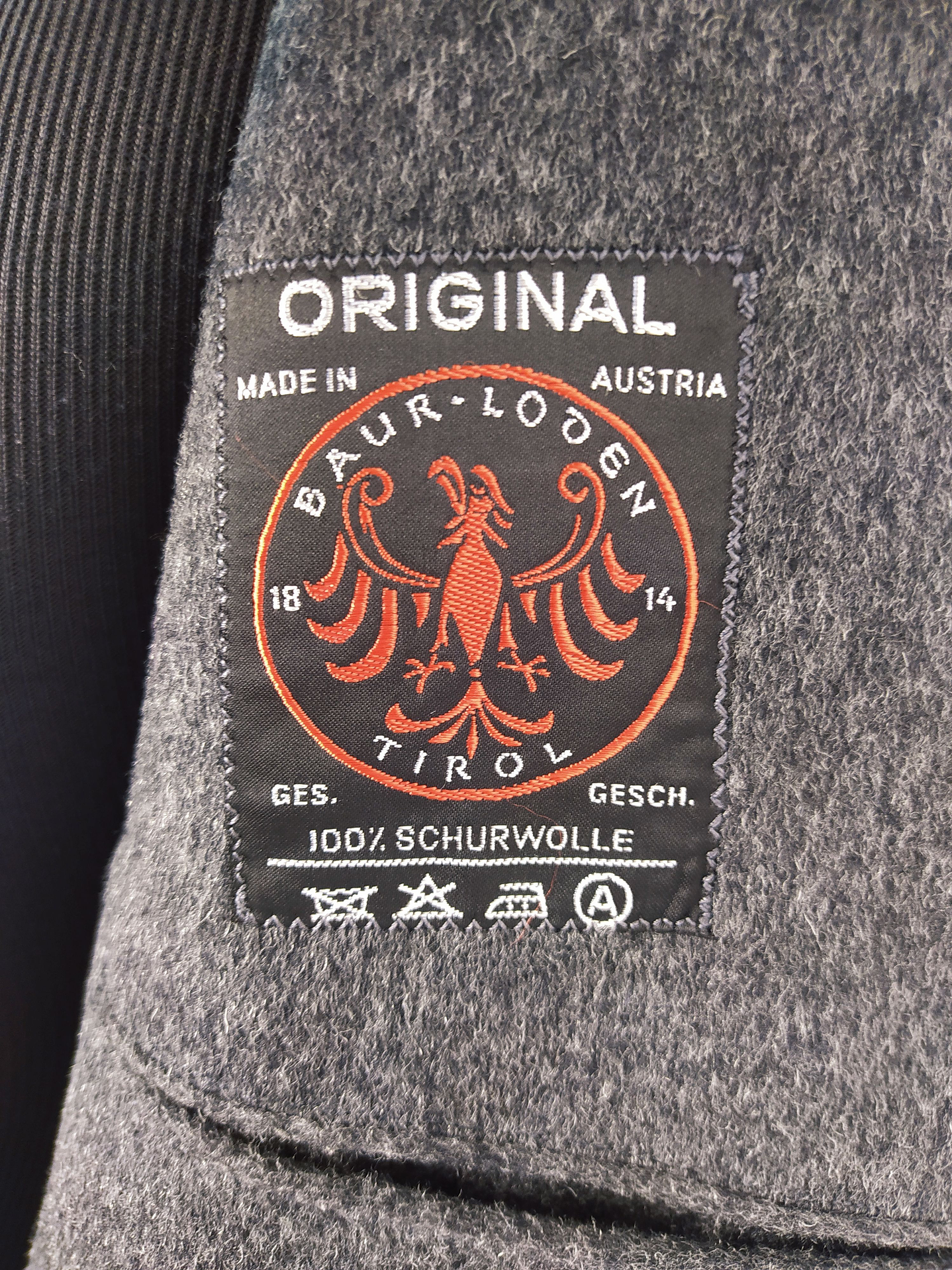 Abrigo Tirolés Loden Original Austria – 100% Lana Virgen – Largo Premium – Talla 2XL 8