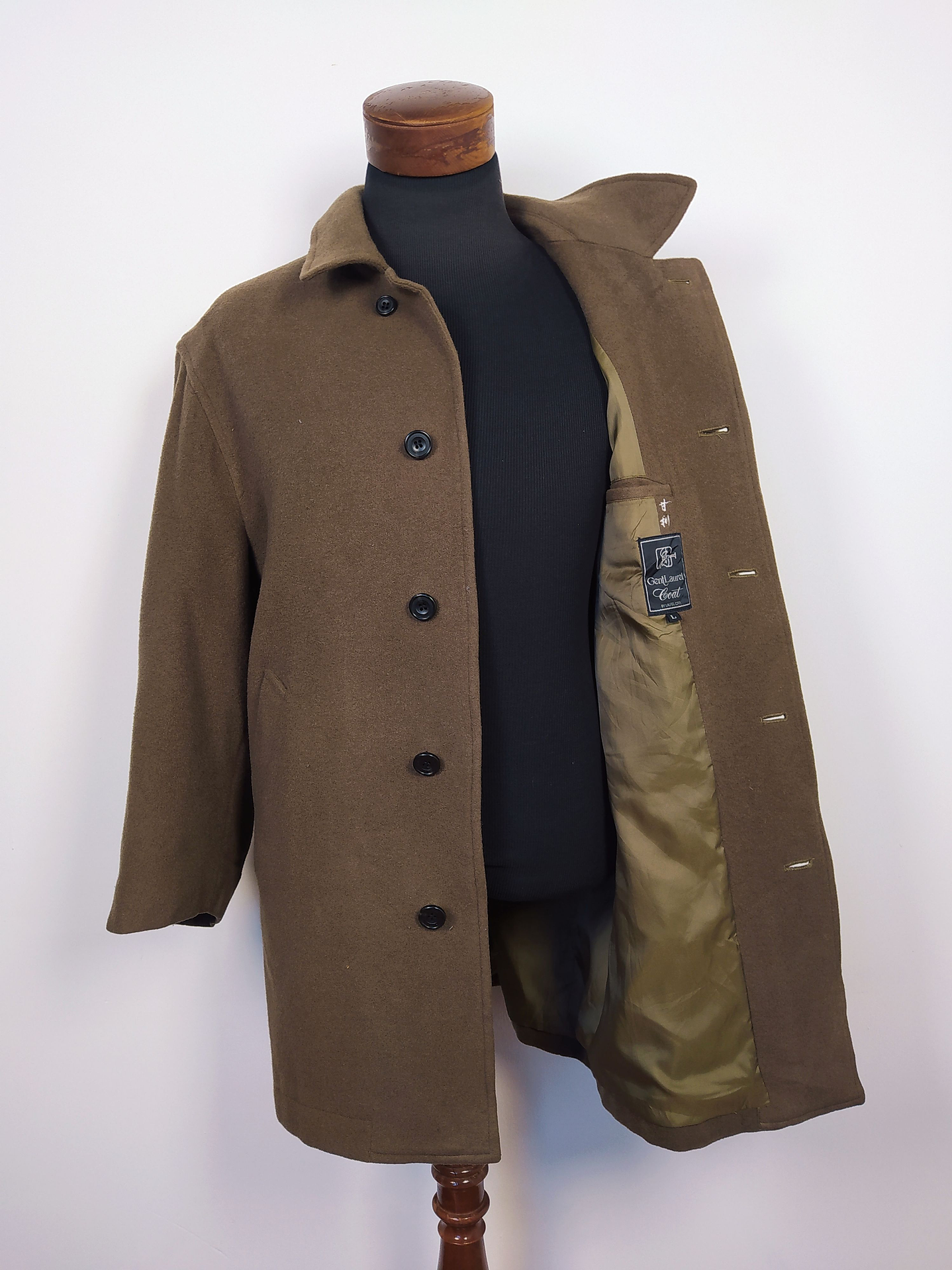 Abrigo pura lana y cashmere hombre Talla XL - GENTLAUREL CAFE VERDOSO - C310 3