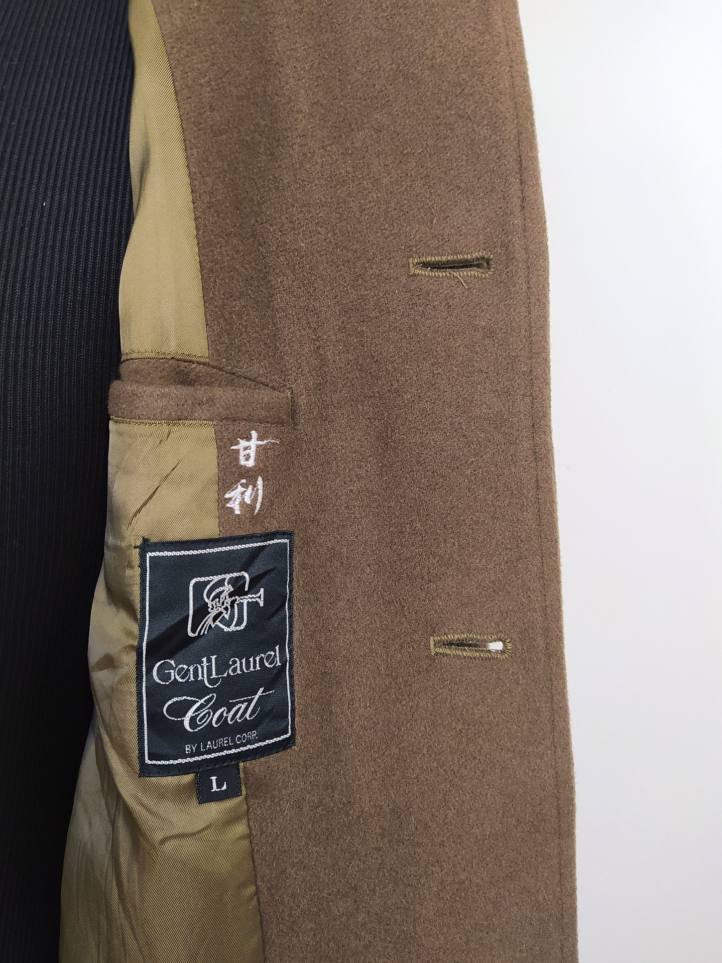 Abrigo pura lana y cashmere hombre Talla XL - GENTLAUREL CAFE VERDOSO - C310 4