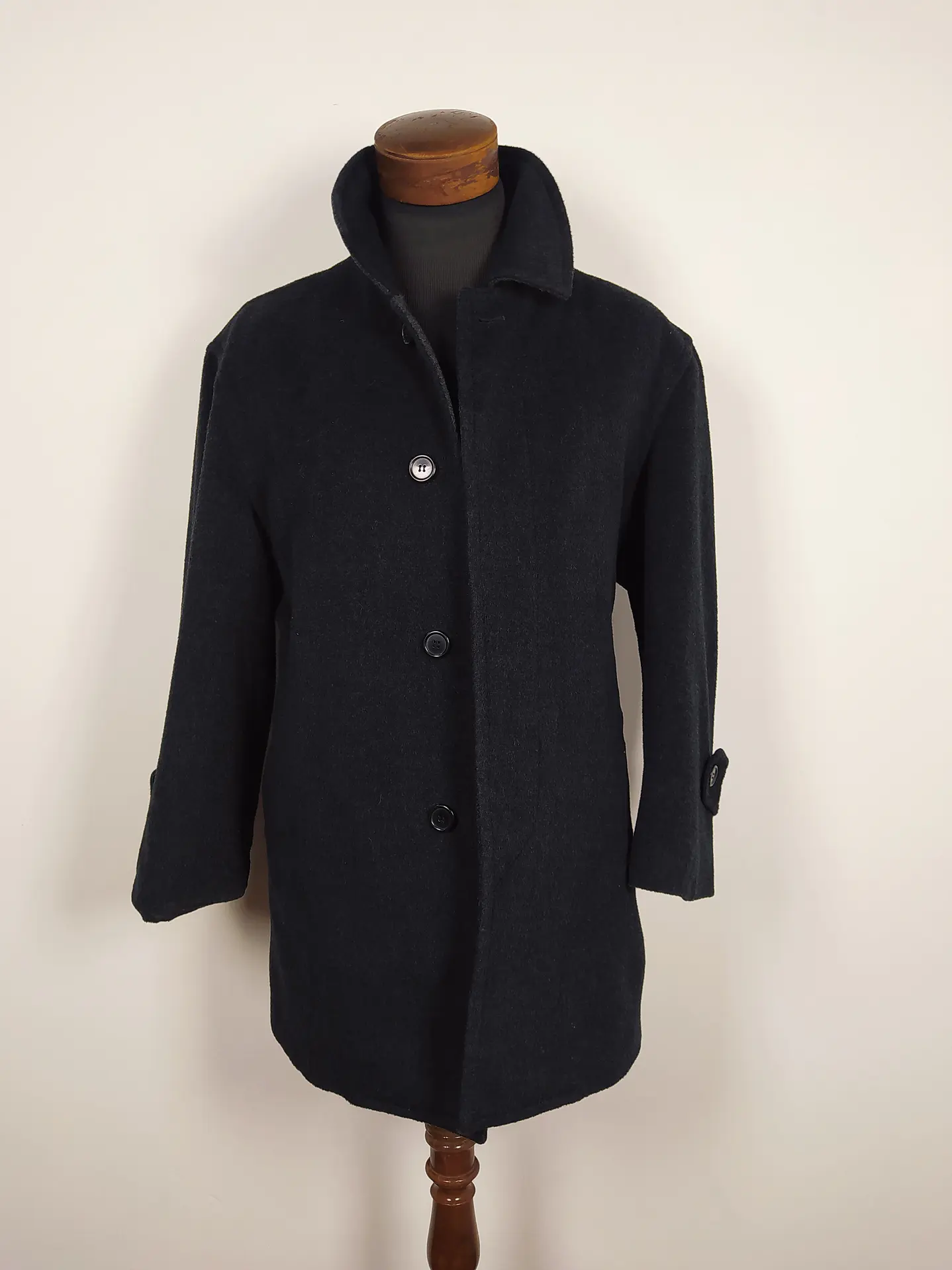Abrigo lana hombre premium Oso Blanco Plomo Oscuro Talla L - C319 1