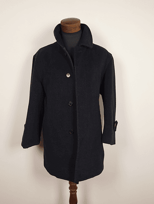 Abrigo lana hombre premium Oso Blanco Plomo Oscuro Talla L - C319