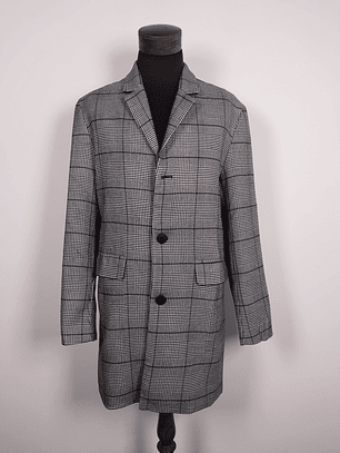 Abrigo hombre H&M Principe Gales Talla ML - C329