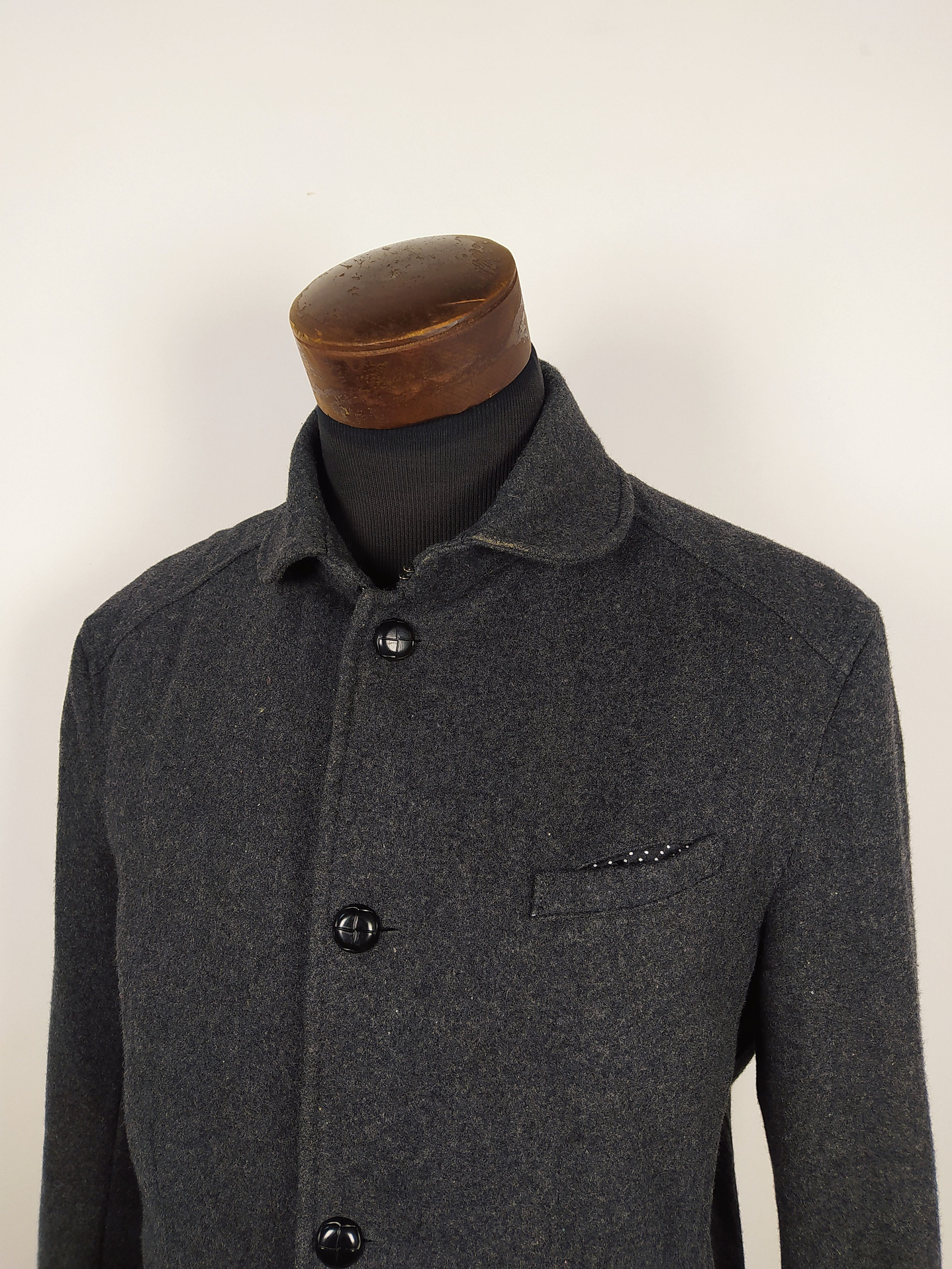 Abrigo Corto lana hombre Klein Plus Plomo Talla ML - GG02 3