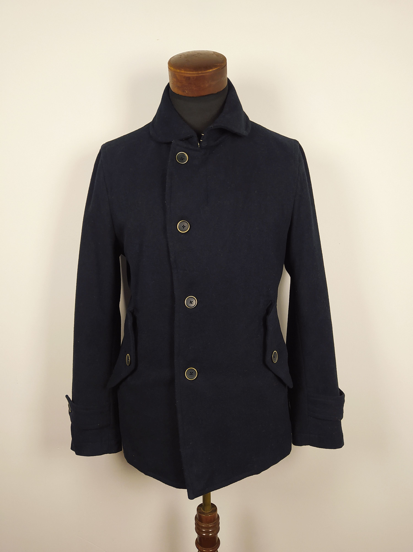 Abrigo lana hombre Harvard Azul Talla SM - GG16 1