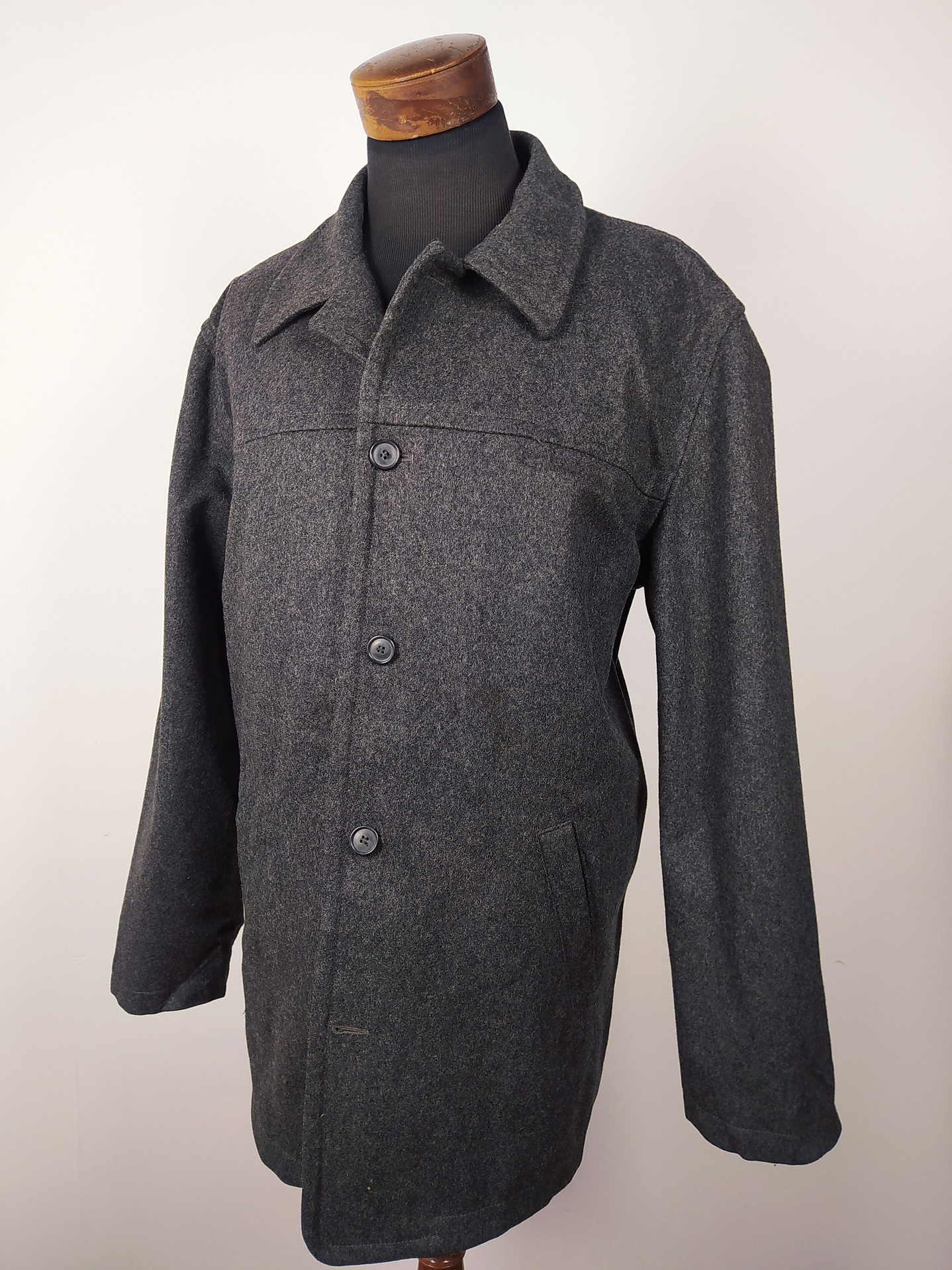 Abrigo lana hombre Talla XXL J CREW PLOMO - GG21 2