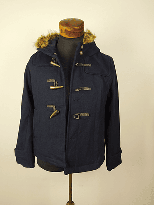 Abrigo montgomery lana Talla M EARTH AZUL - GG24