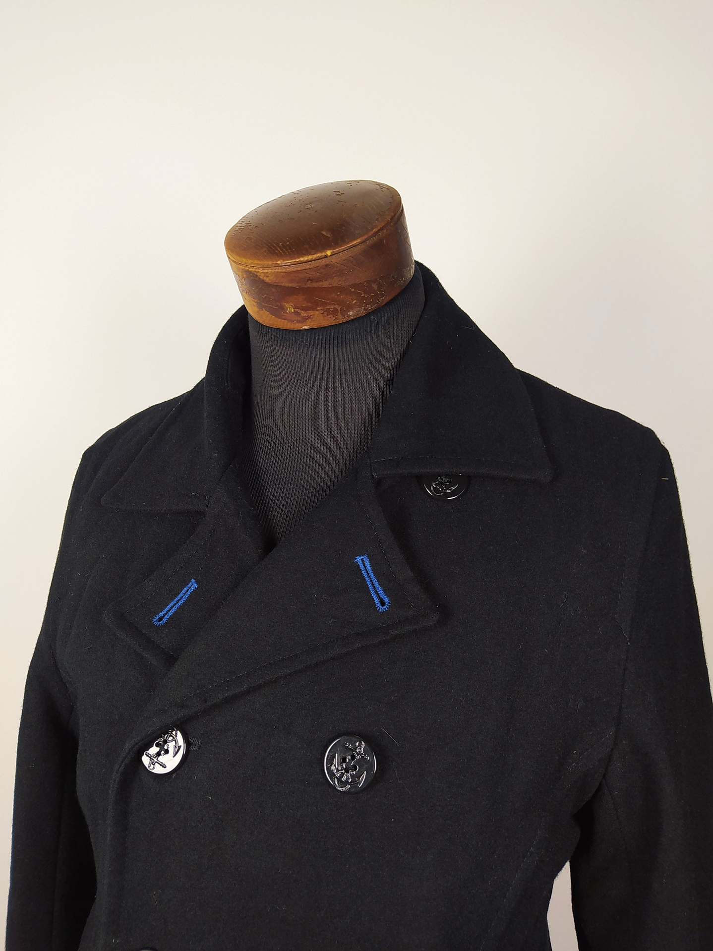 Abrigo marinero lana hombre Talla SM REQUEST NEGRO - GG23 5