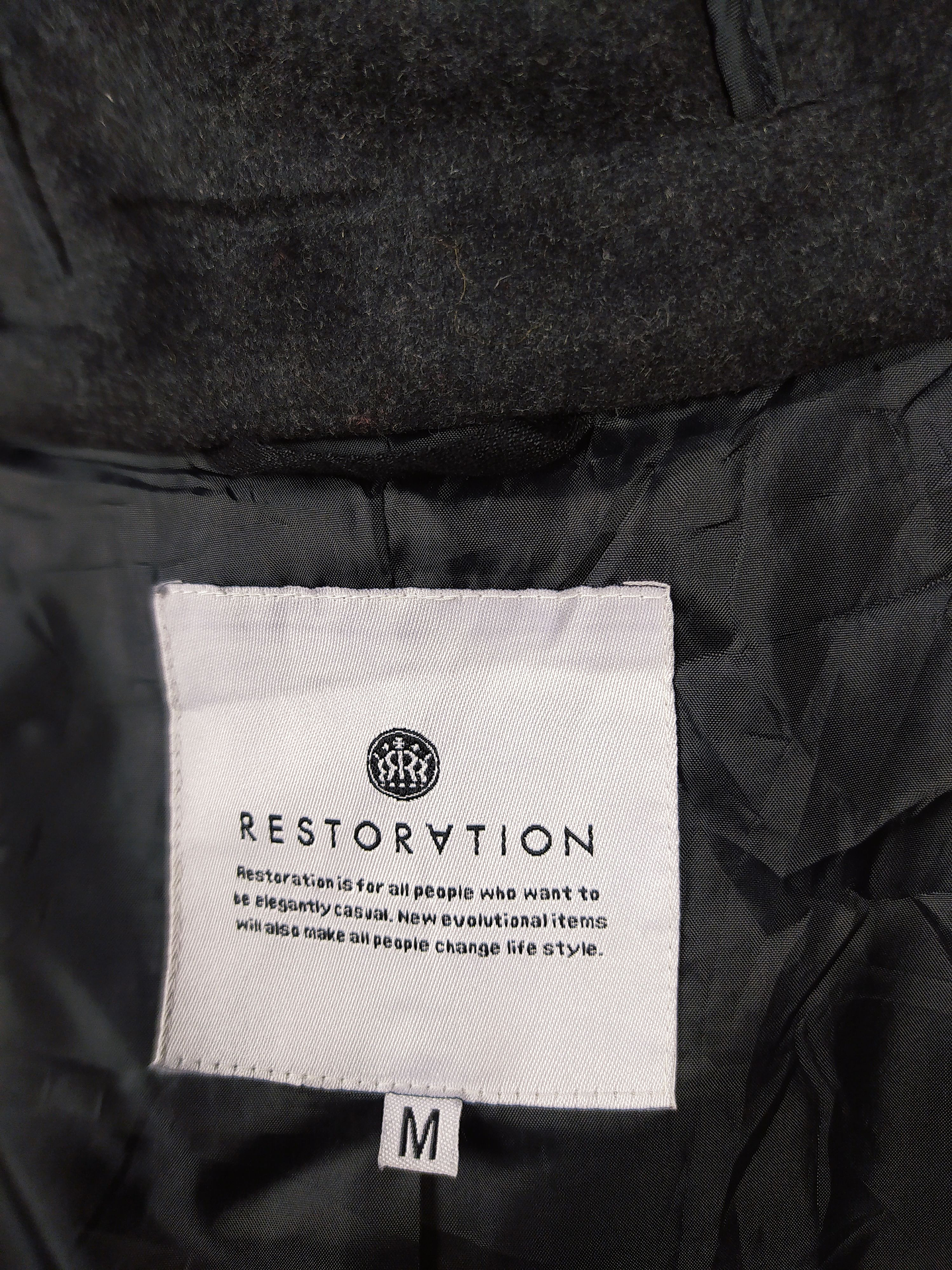 Abrigo elegante hombre Talla SM RESTORATION PLOMO - GG25 5