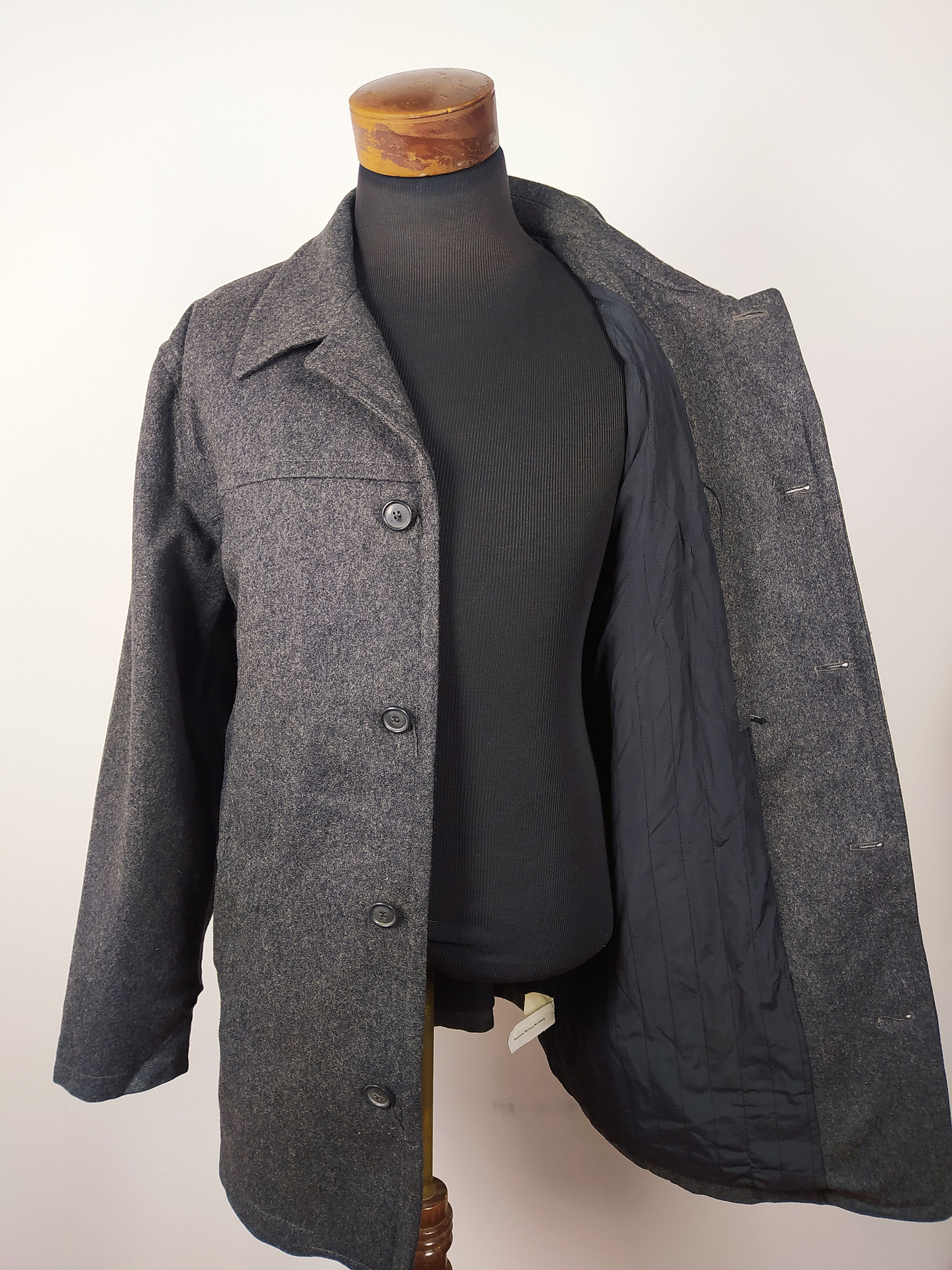 Abrigo lana hombre Talla XXL J CREW PLOMO - GG21 4