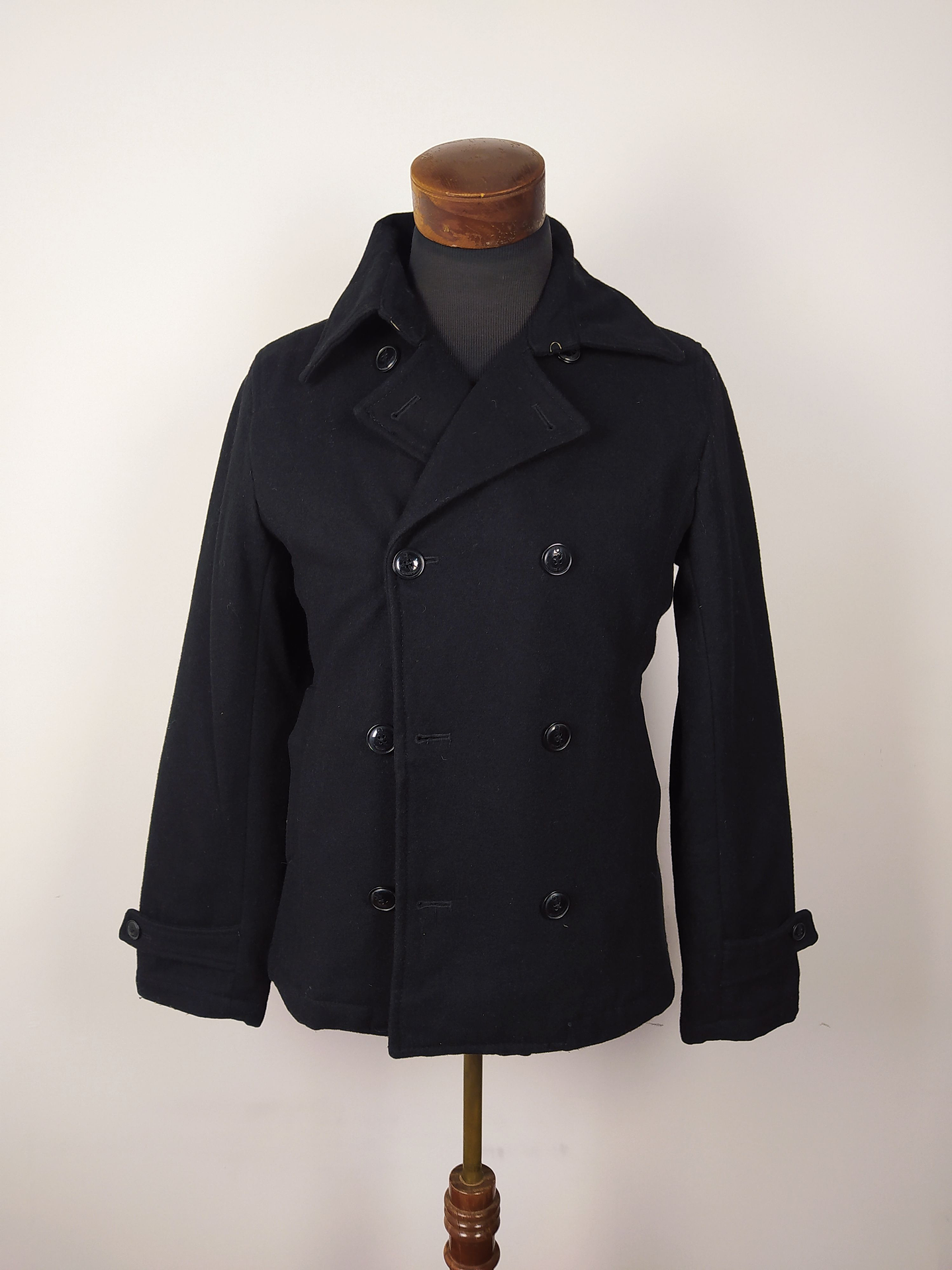 Abrigo marinero lana hombre Talla XS BENO EXCLUSIVE LABEL NEGRO - GG36 1