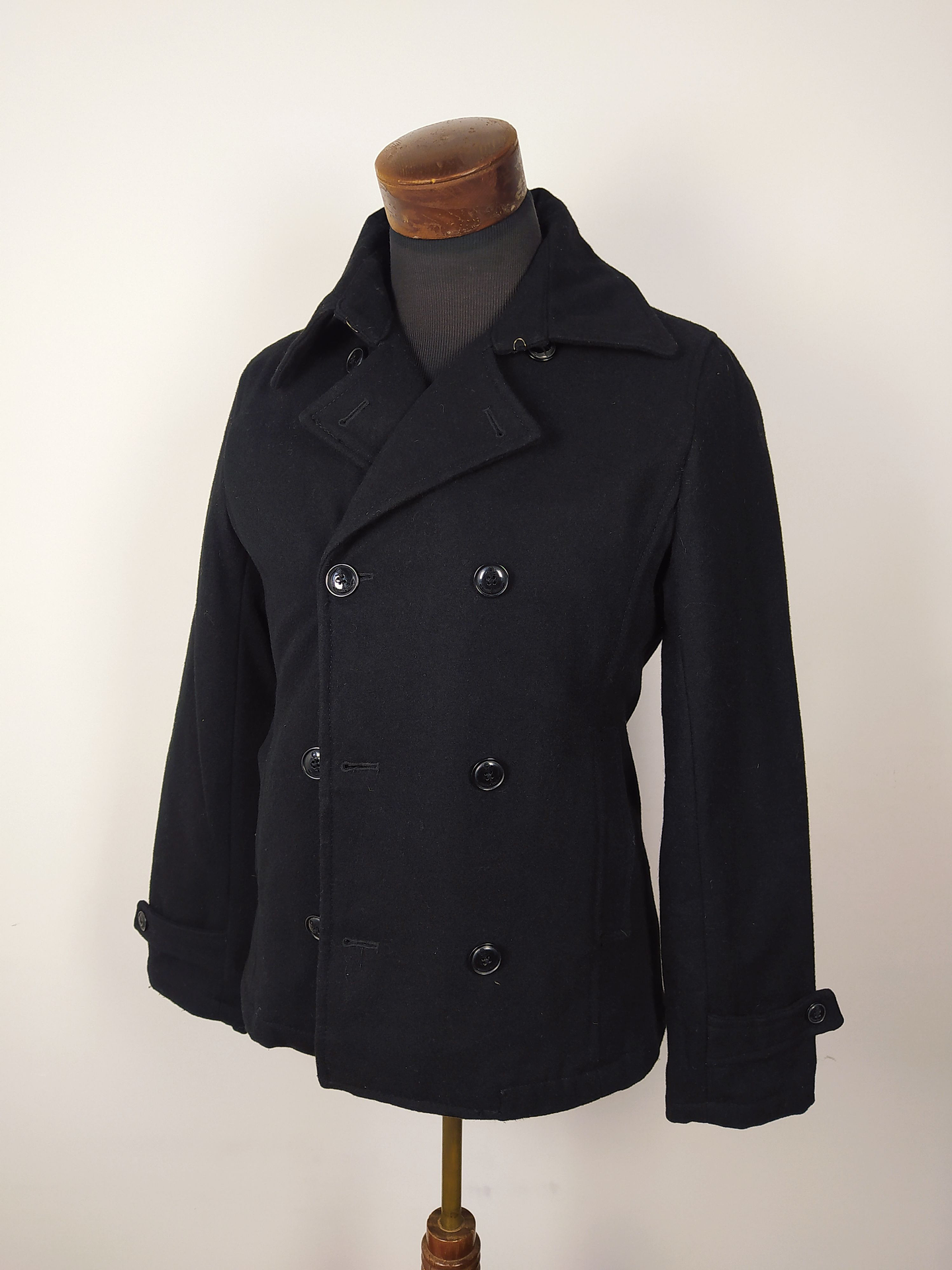 Abrigo marinero lana hombre Talla XS BENO EXCLUSIVE LABEL NEGRO - GG36 2