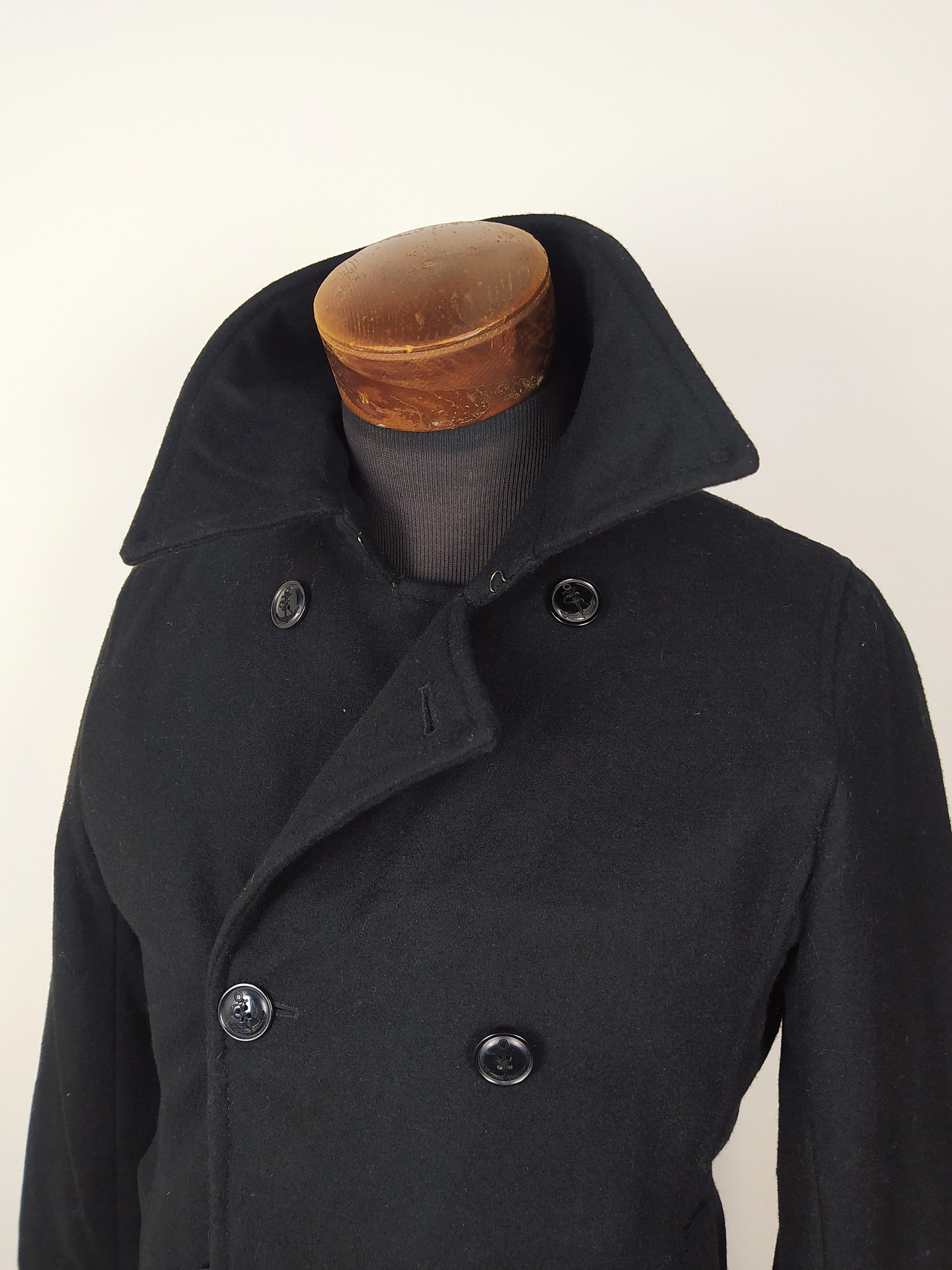 Abrigo marinero lana hombre Talla XS BENO EXCLUSIVE LABEL NEGRO - GG36 4