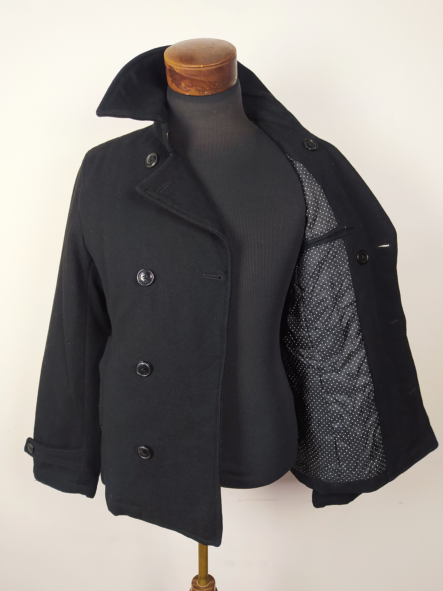 Abrigo marinero lana hombre Talla XS BENO EXCLUSIVE LABEL NEGRO - GG36 5