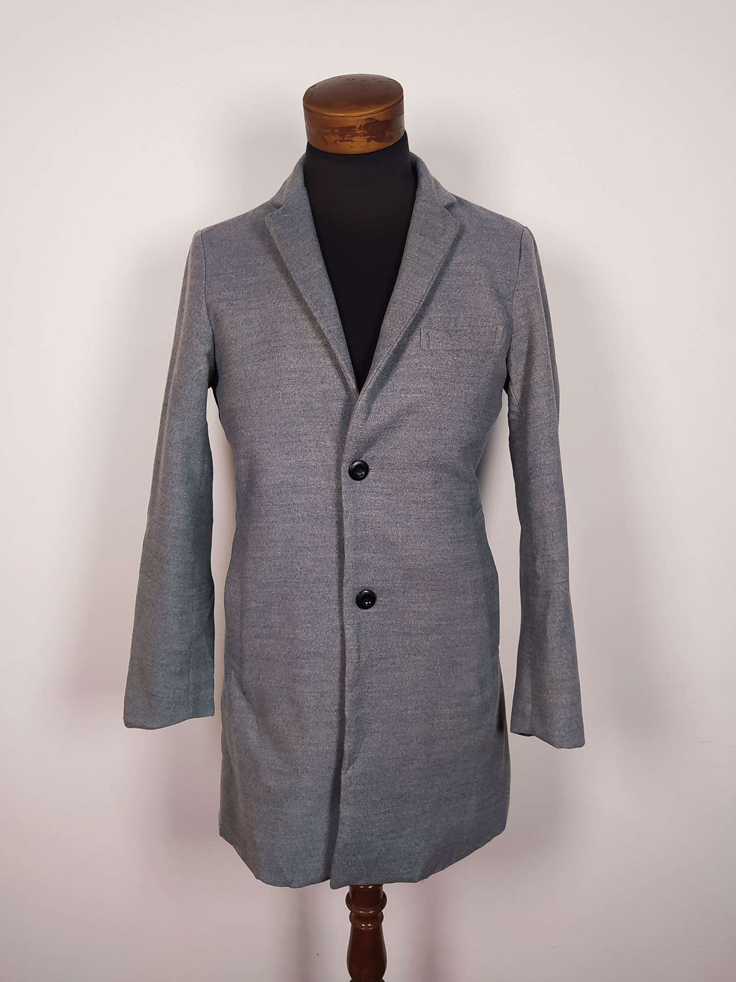 Abrigo elegante hombre Talla XS/S SEMANTIC DESING GRIS - C334 1