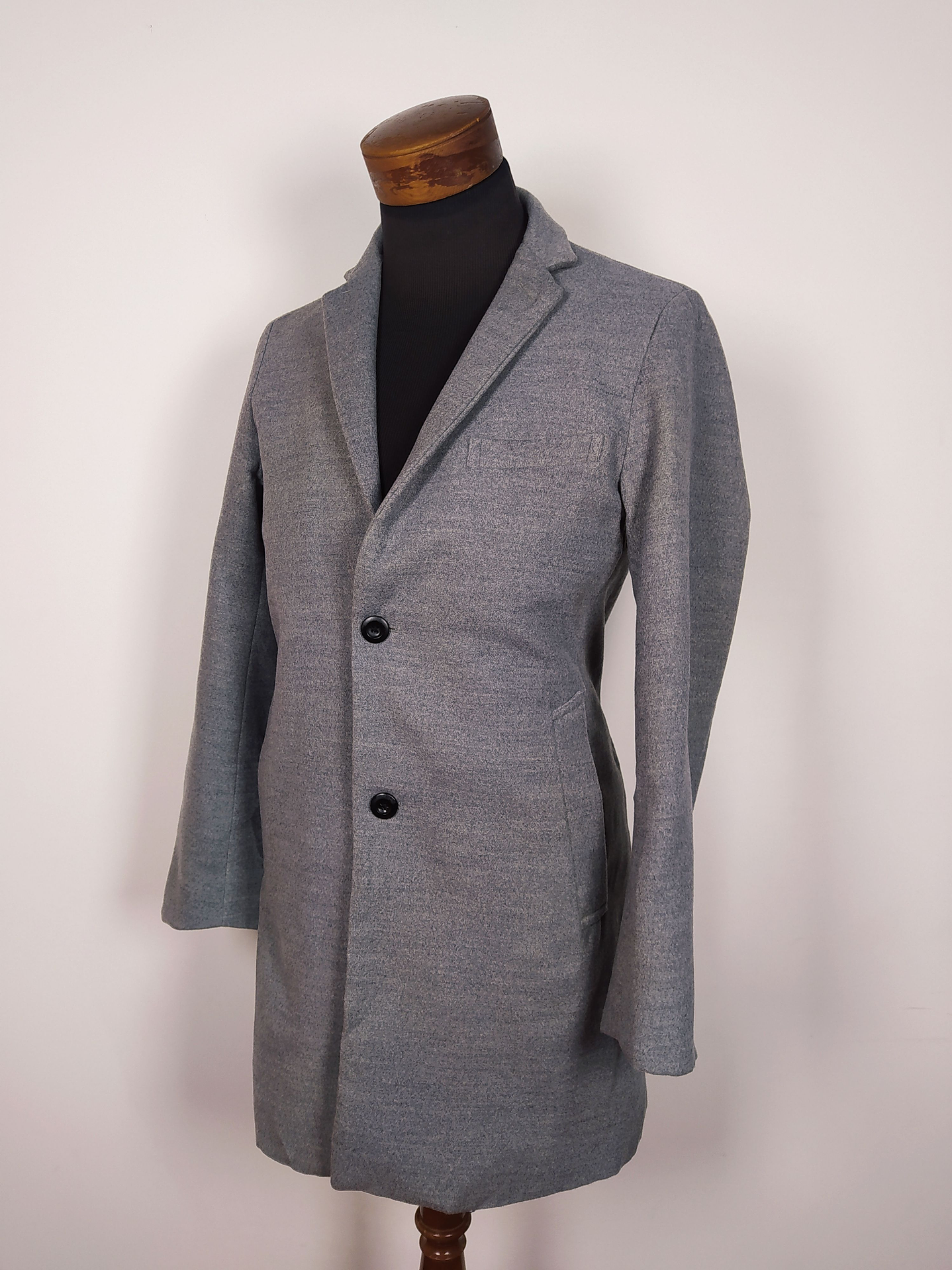 Abrigo elegante hombre Talla XS/S SEMANTIC DESING GRIS - C334 2