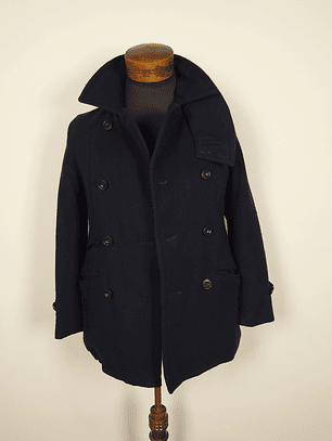 Abrigo marinero lana premium TALLA S mujer ACUSSE AZUL - C337