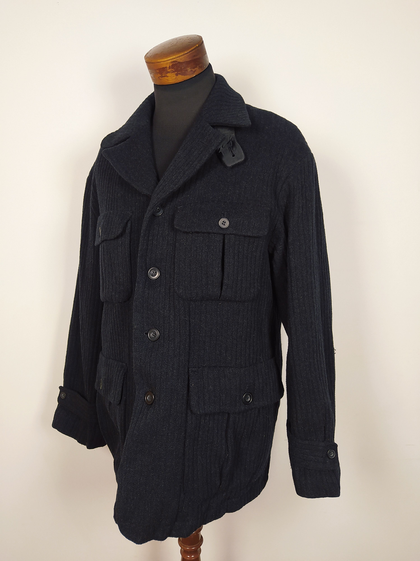 Abrigo chaqueton lana Talla M REQUESTED PLOMO  - C340 3