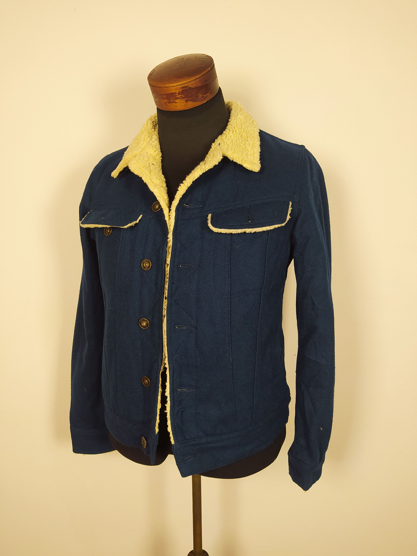 Chaqueta lana hombre juvenil Talla XXS JUNGLE STORM  AZUL - C343 2