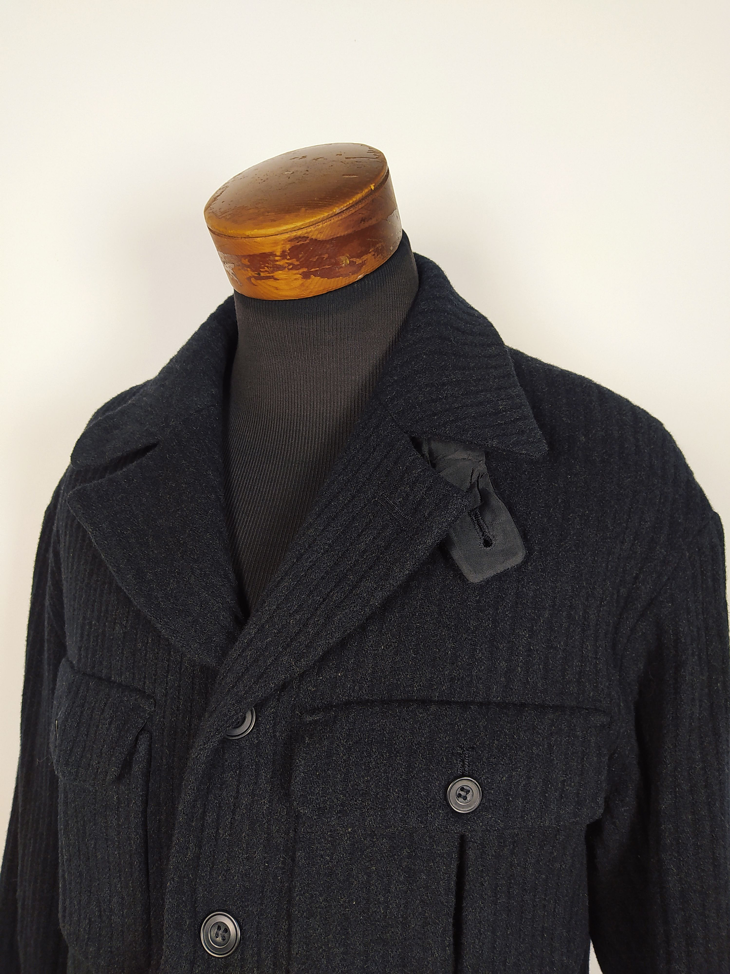 Abrigo chaqueton lana Talla M REQUESTED PLOMO  - C340 4