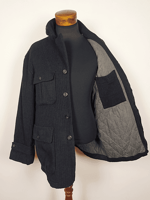 Abrigo chaqueton lana Talla M REQUESTED PLOMO  - C340