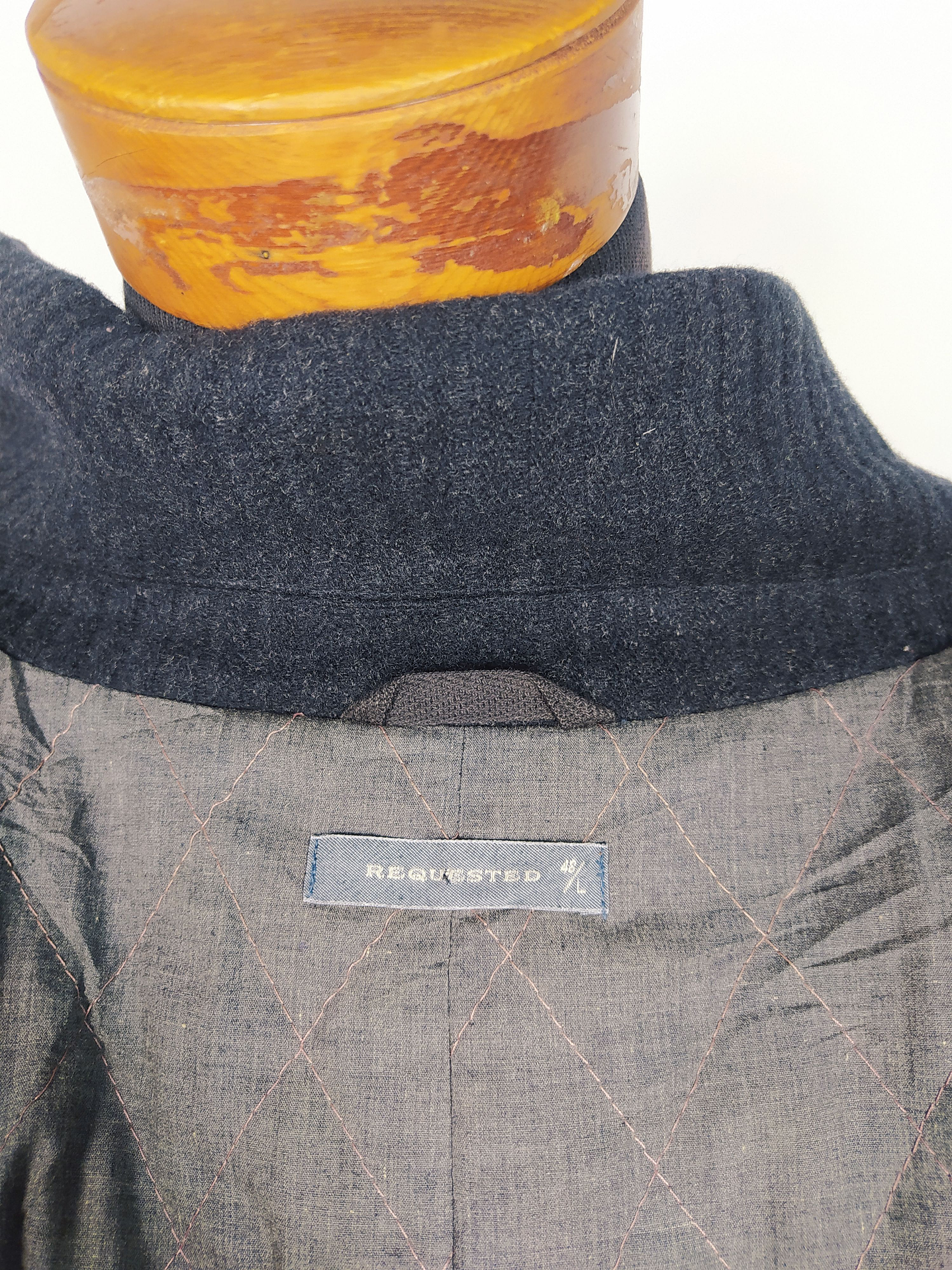 Abrigo chaqueton lana Talla M REQUESTED PLOMO  - C340 6