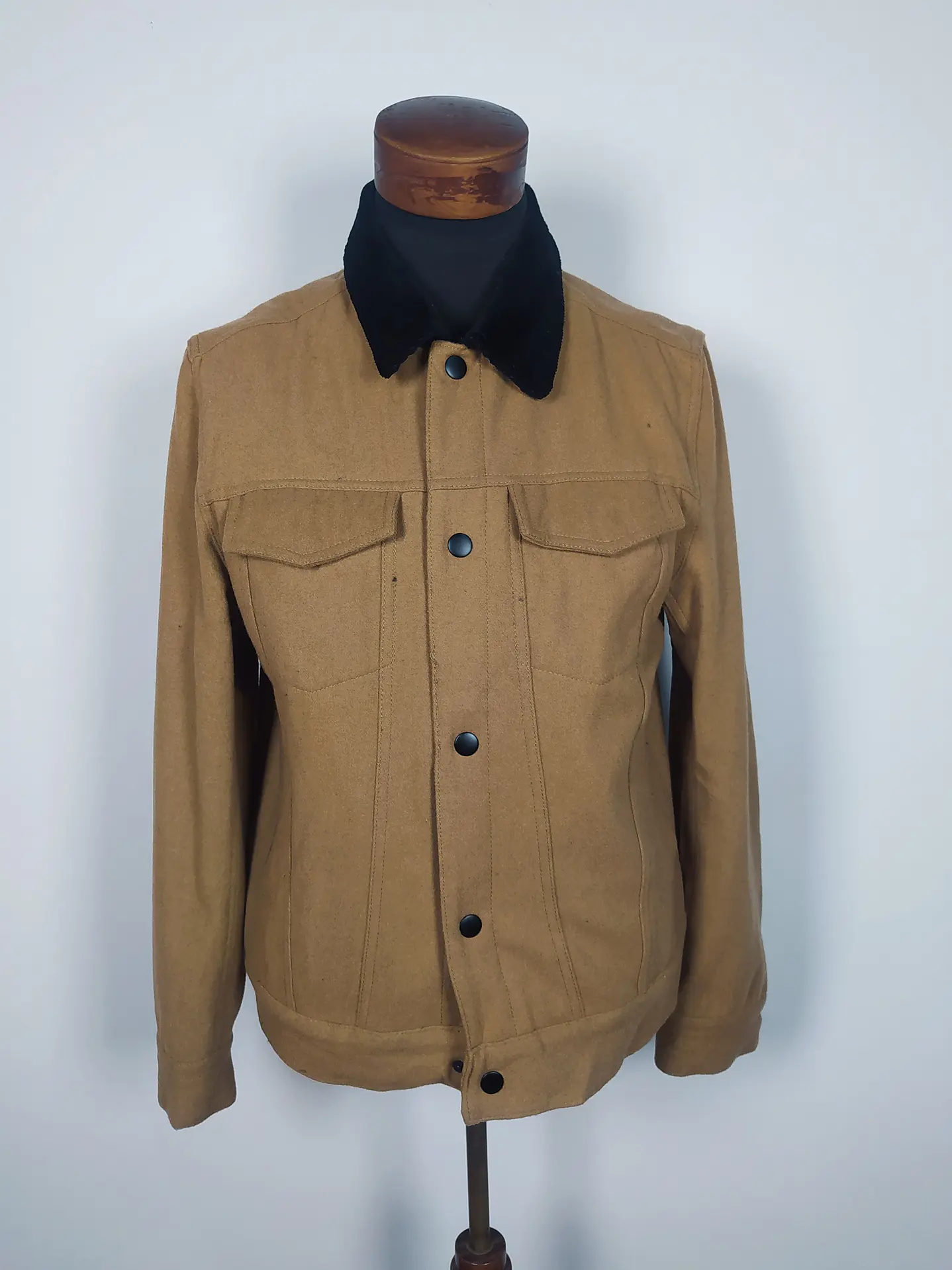 Chaqueta lana hombre Talla M H&M CAMEL - C350 1
