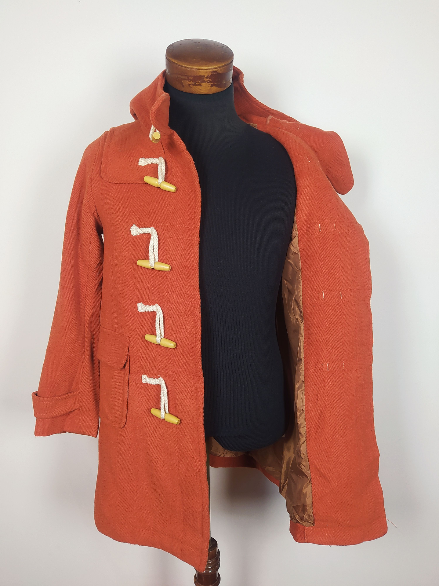 Montgomery Vintage de Lana Naranjo – Talla SM Mujer / XXS Hombre 4