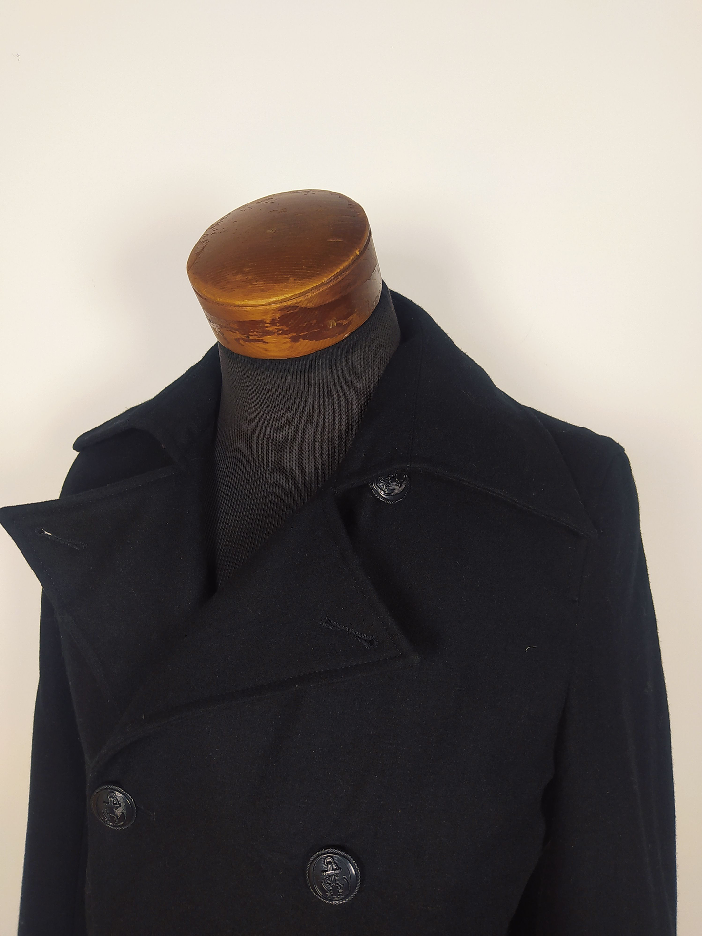 Abrigo marinero lana Talla S SUGGESTION  NEGRO - C349 3