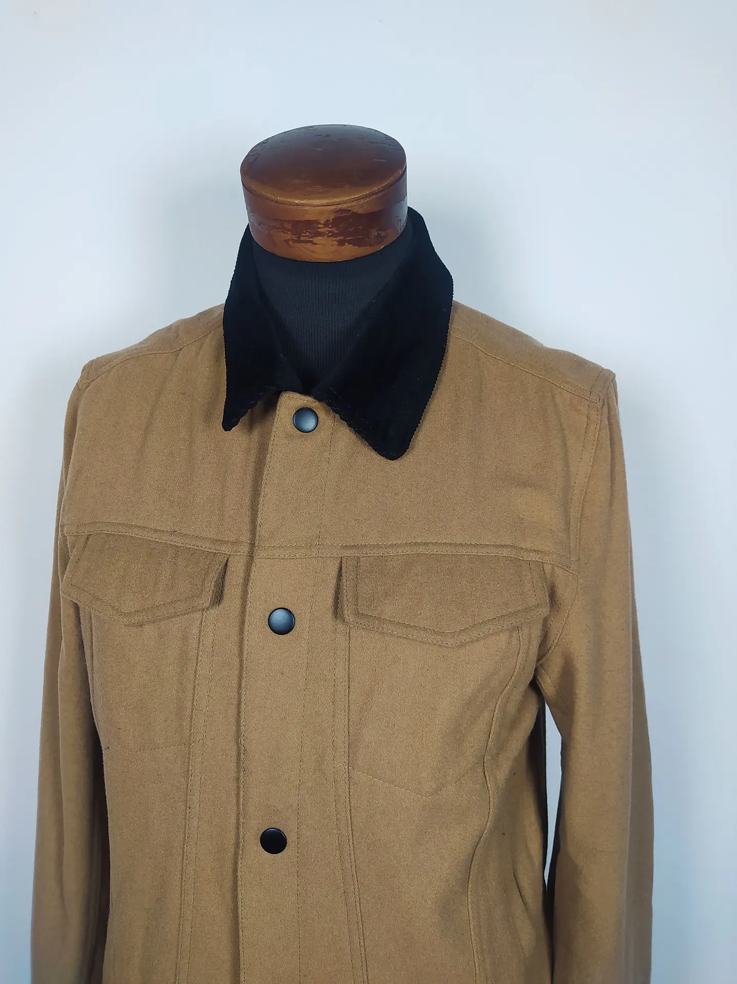 Chaqueta lana hombre Talla M H&M CAMEL - C350 3