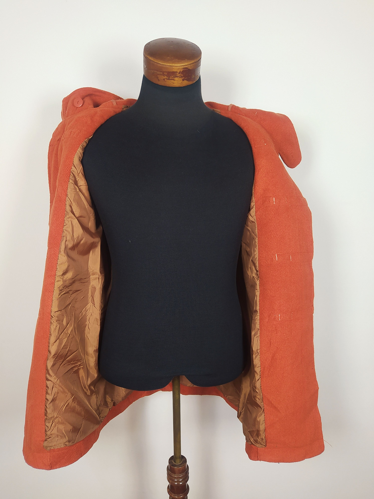 Montgomery Vintage de Lana Naranjo – Talla SM Mujer / XXS Hombre 5