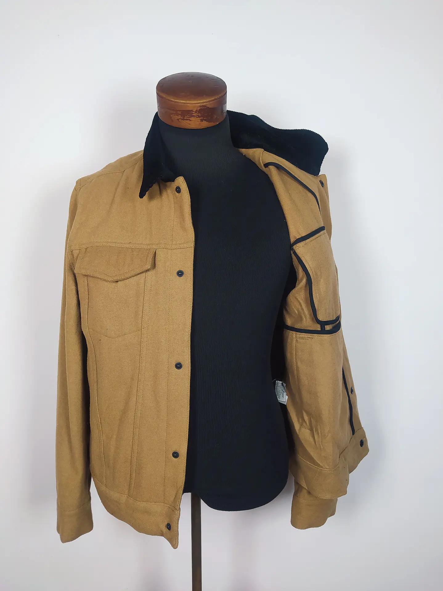 Chaqueta lana hombre Talla M H&M CAMEL - C350 4