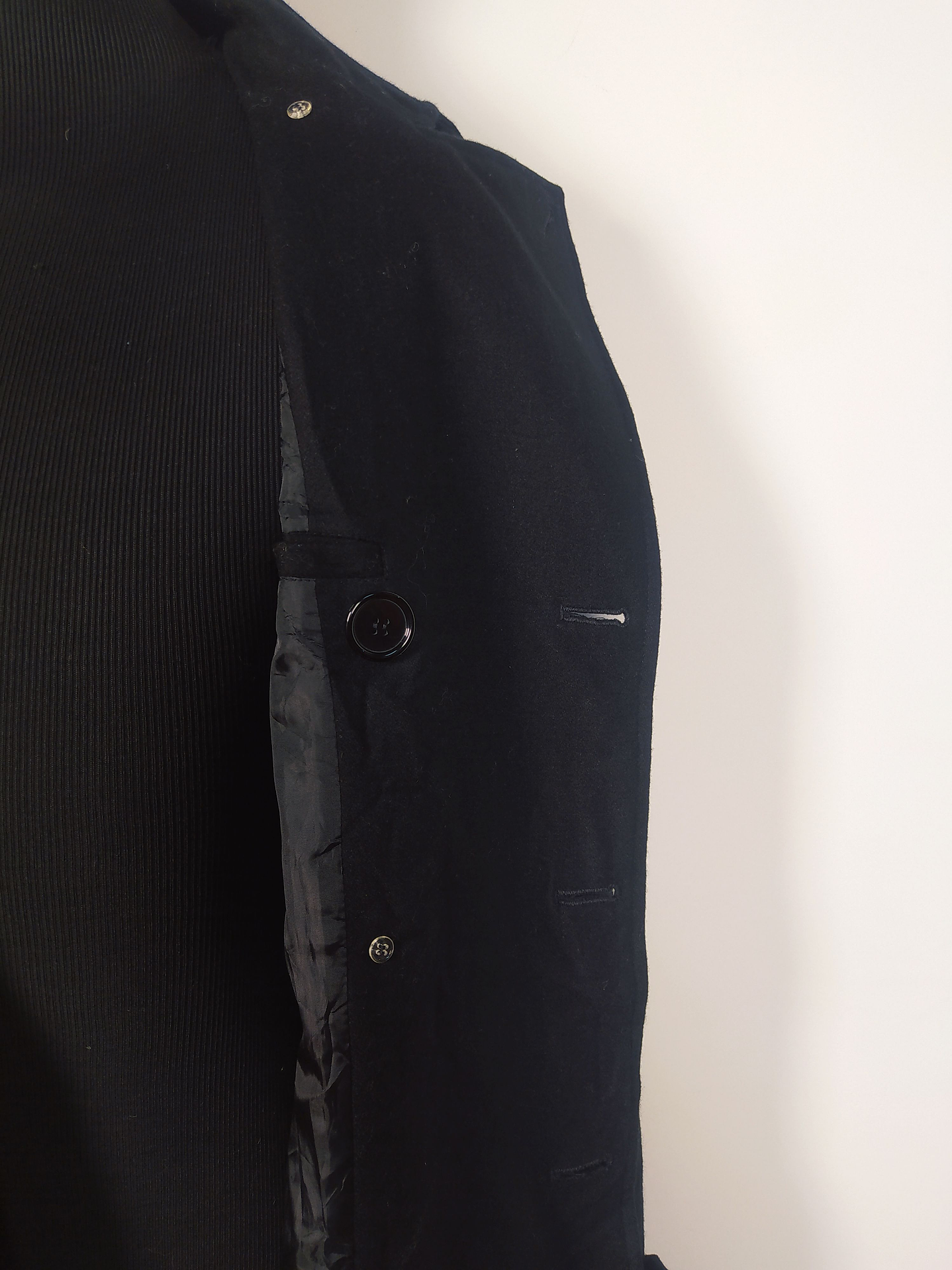 Abrigo marinero lana Talla S SUGGESTION  NEGRO - C349 5