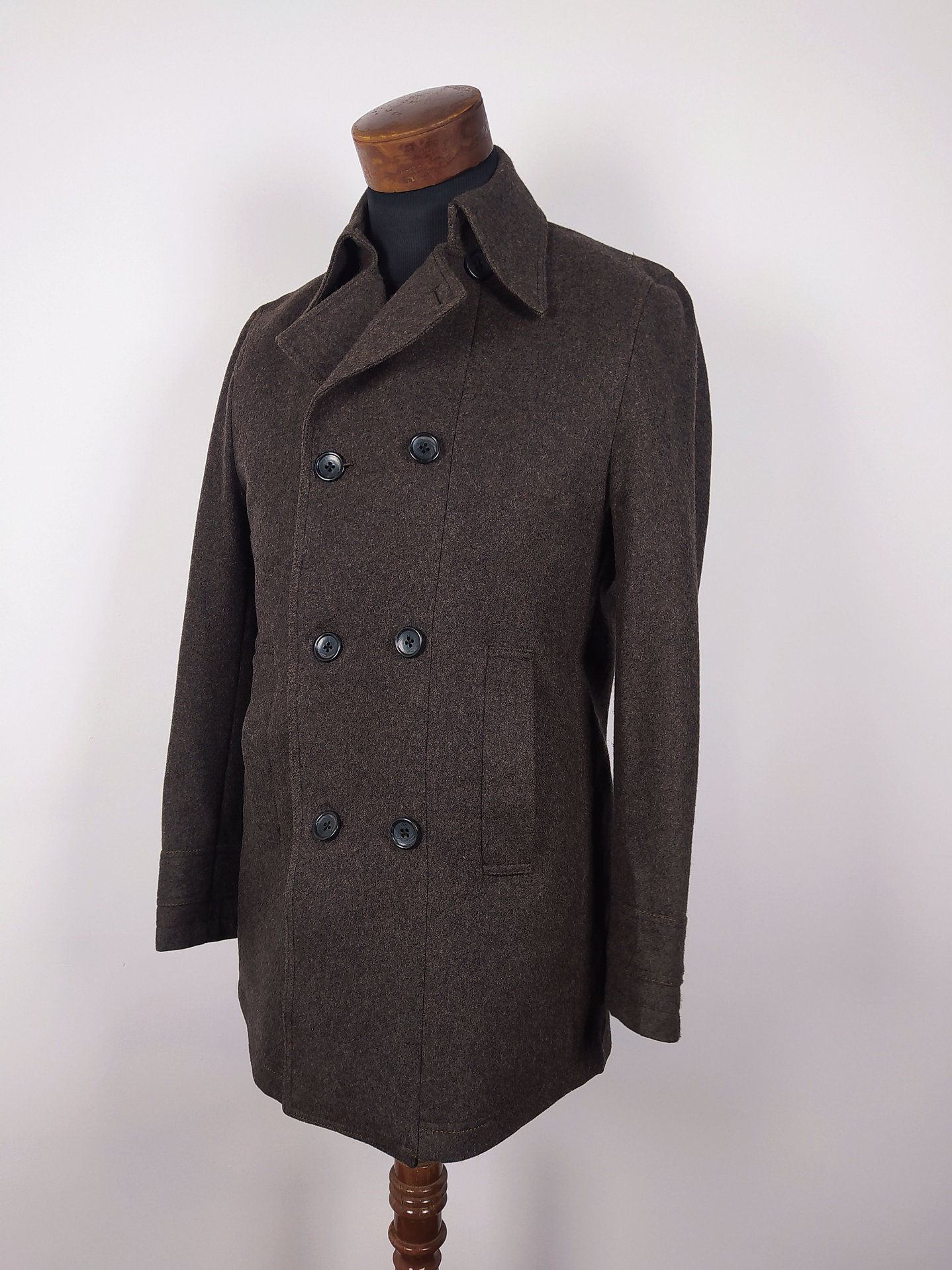  Abrigo Marinero lana hombre ABAHOUSE Cafe. Talla S - AP05 2