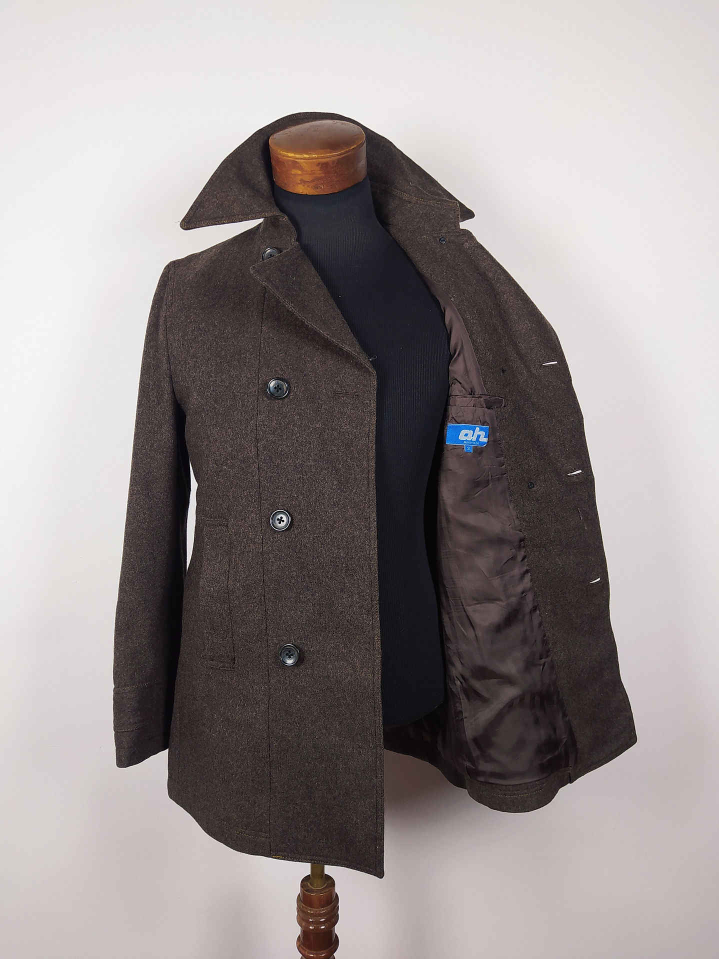  Abrigo Marinero lana hombre ABAHOUSE Cafe. Talla S - AP05 5