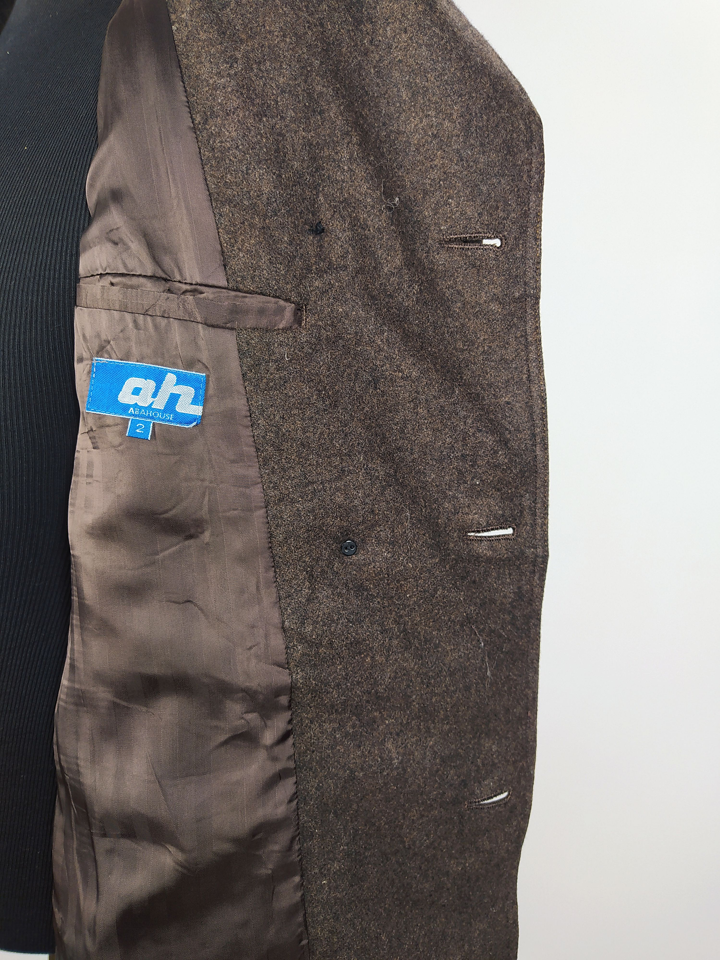  Abrigo Marinero lana hombre ABAHOUSE Cafe. Talla S - AP05 6