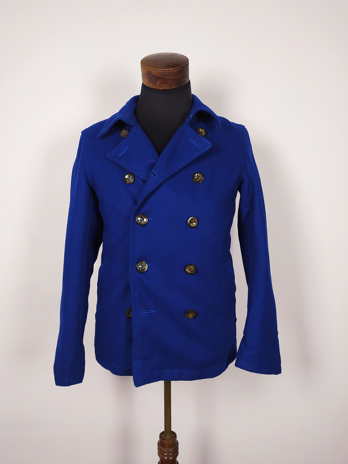 Abrigo Marinero lana seda hombre Talla S BANANA SEVEN Azul Rey - AP18-GG 1